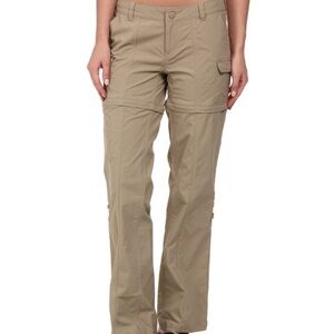 The North Face Women's Tan Paramount 2 Convertible Pants 16 Gorpcore Hiking